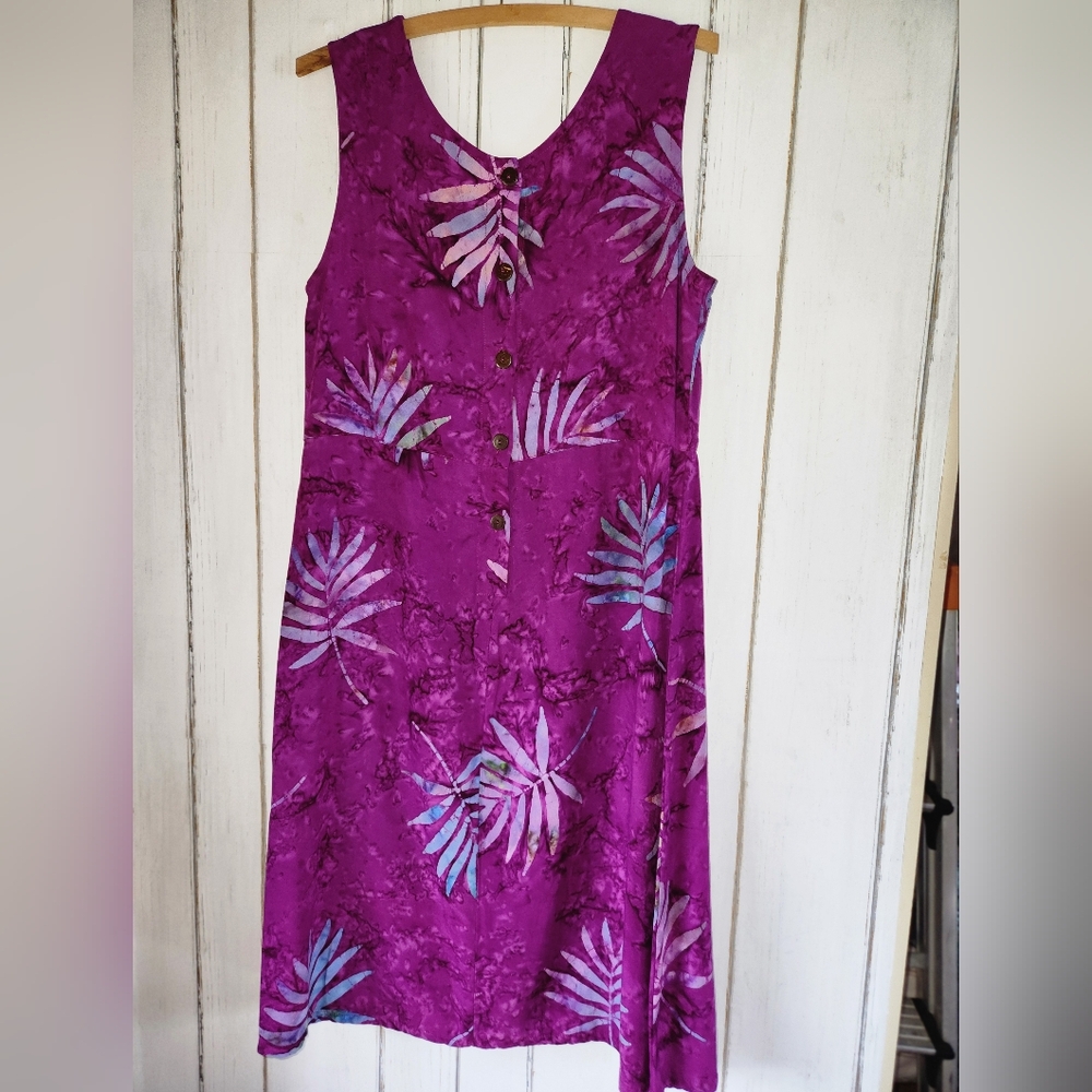 Very Vineyard sz S Rayon dress